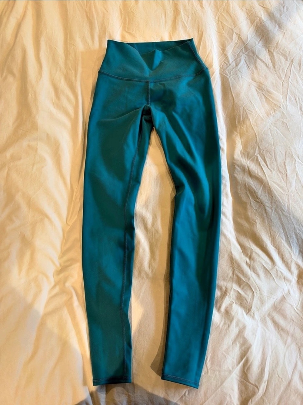 Alo Airbrush Leggings in Blue Size XS Like New